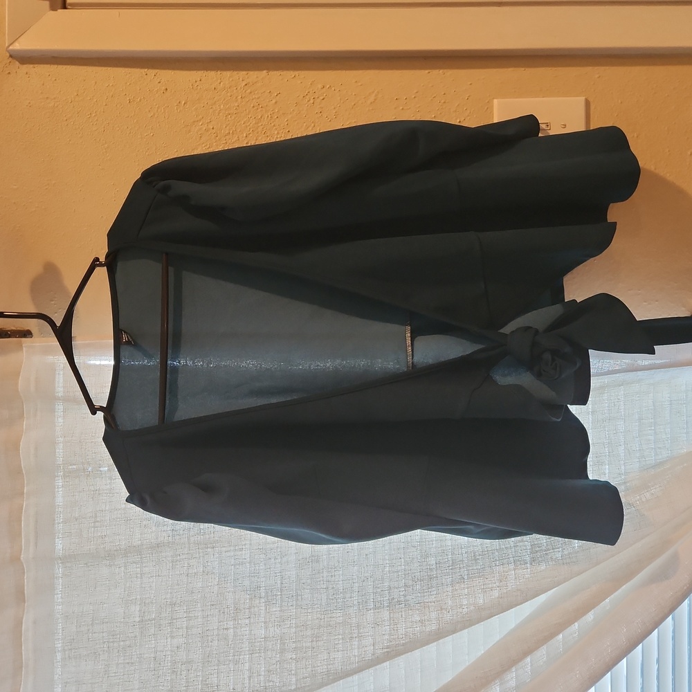 1X Emerald Green Wrap Blouse Never Worn)
